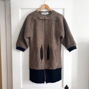 United Bamboo New York designer wool coat, size 2